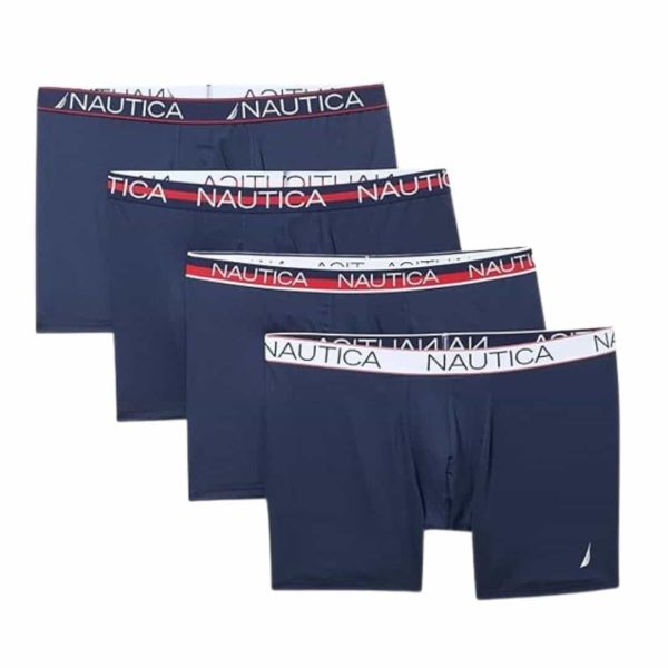 Bóxers Nautica para Hombre (Paquete de 4)