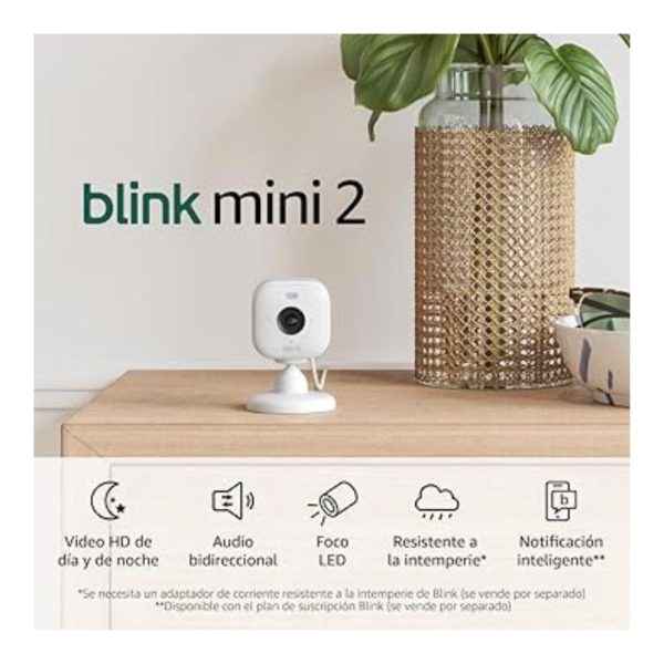 Cámara de Seguridad Inteligente Blink Mini 2