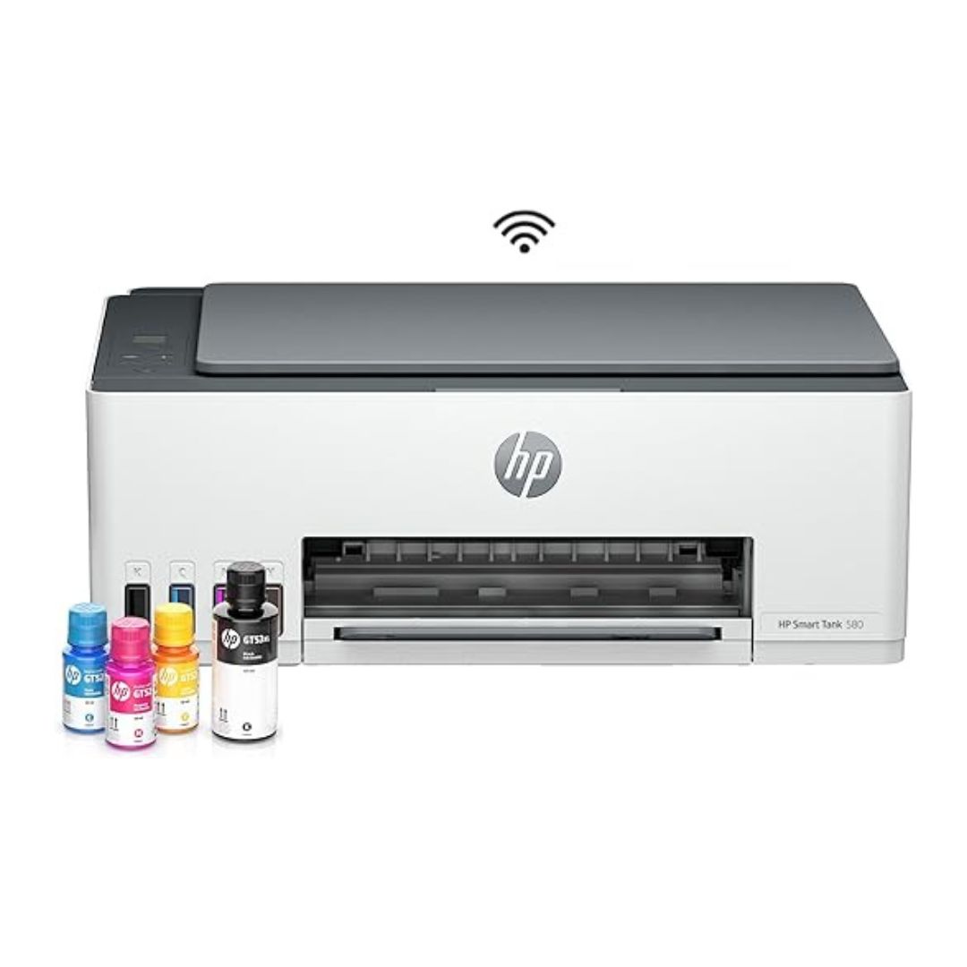 HP Impresora Multifuncional Smart Tank 580, Tinta Continua, Color, Wi-Fi