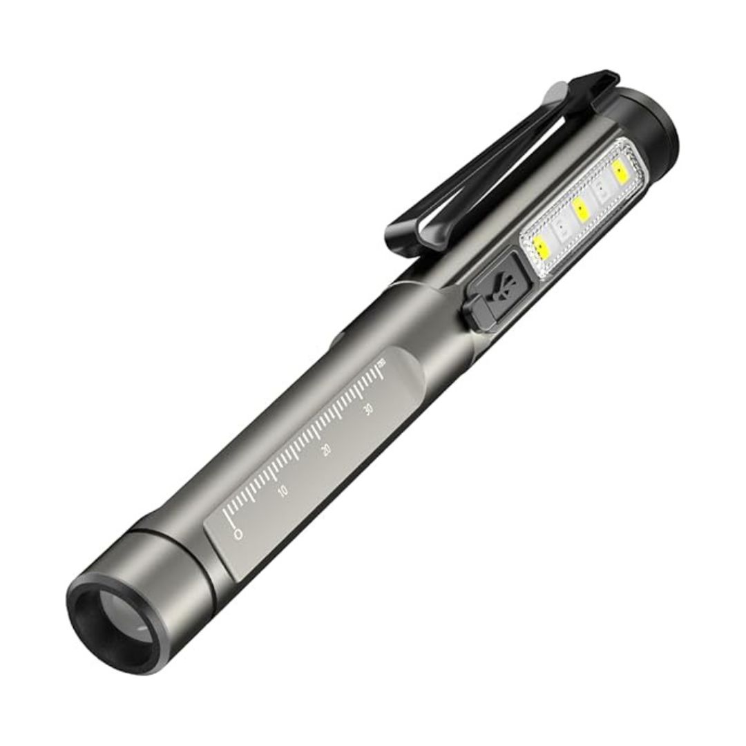 Zalurly Linterna Led Recargable con Luz Ultravioleta