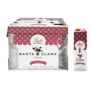 Santa Clara Leche Entera 12 Piezas