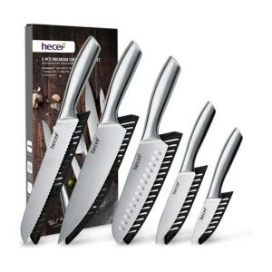 Hecef - Juego de Cuchillos de Acero Inoxidable