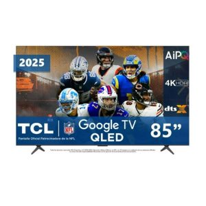 Pantalla TCL 85 Pulgadas SMart TV QLED Google TV