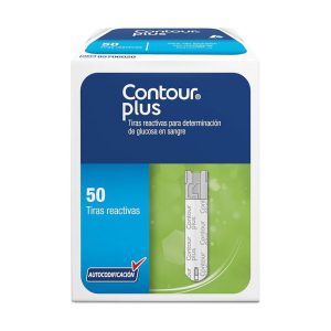 Contour Plus Tiras Reactivas Determinacion de Glucosa
