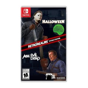 Nintendo Switch Halloween and Ash vs Evil Dead RetroRealms Doble Feature